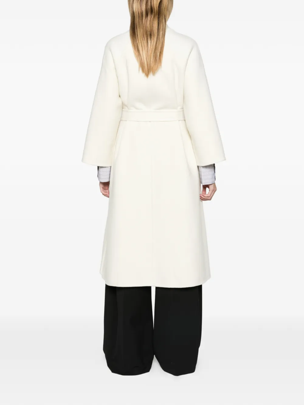 Max Mara Ludmilla Icon coat white Wit