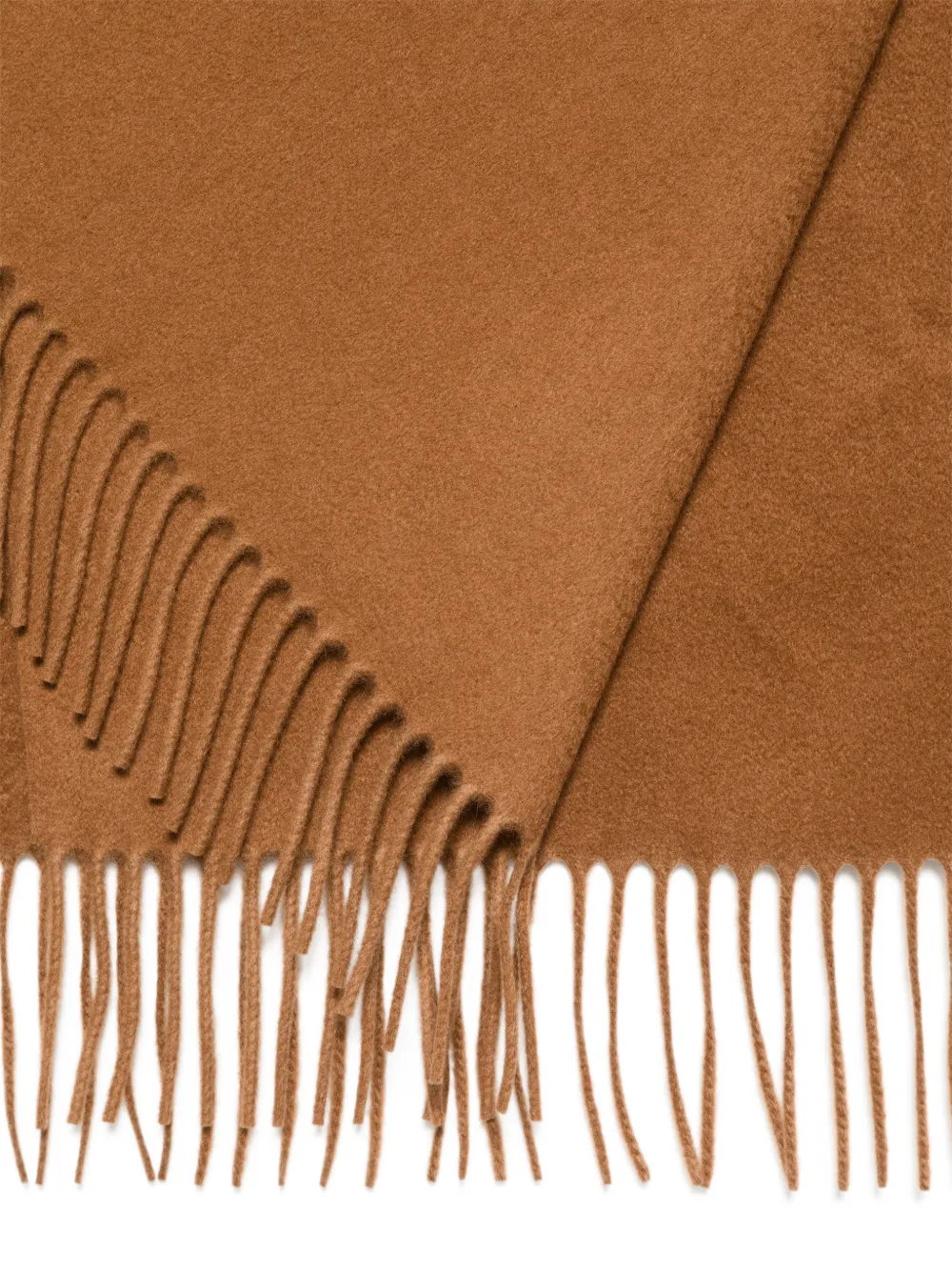Max Mara cashmere stole with logo camel Bruin