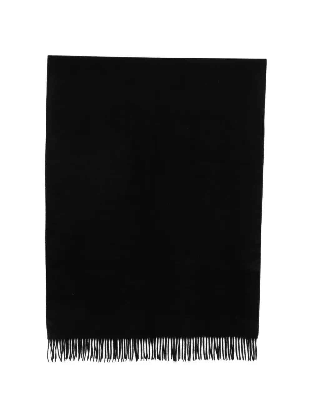 Max Mara cashmere stole with logo - black - Nero