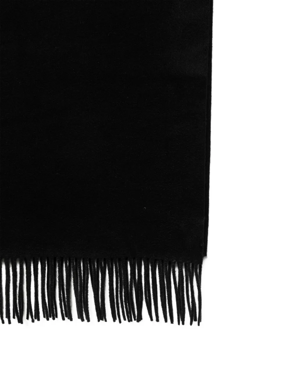 Max Mara cashmere stole with logo black Zwart