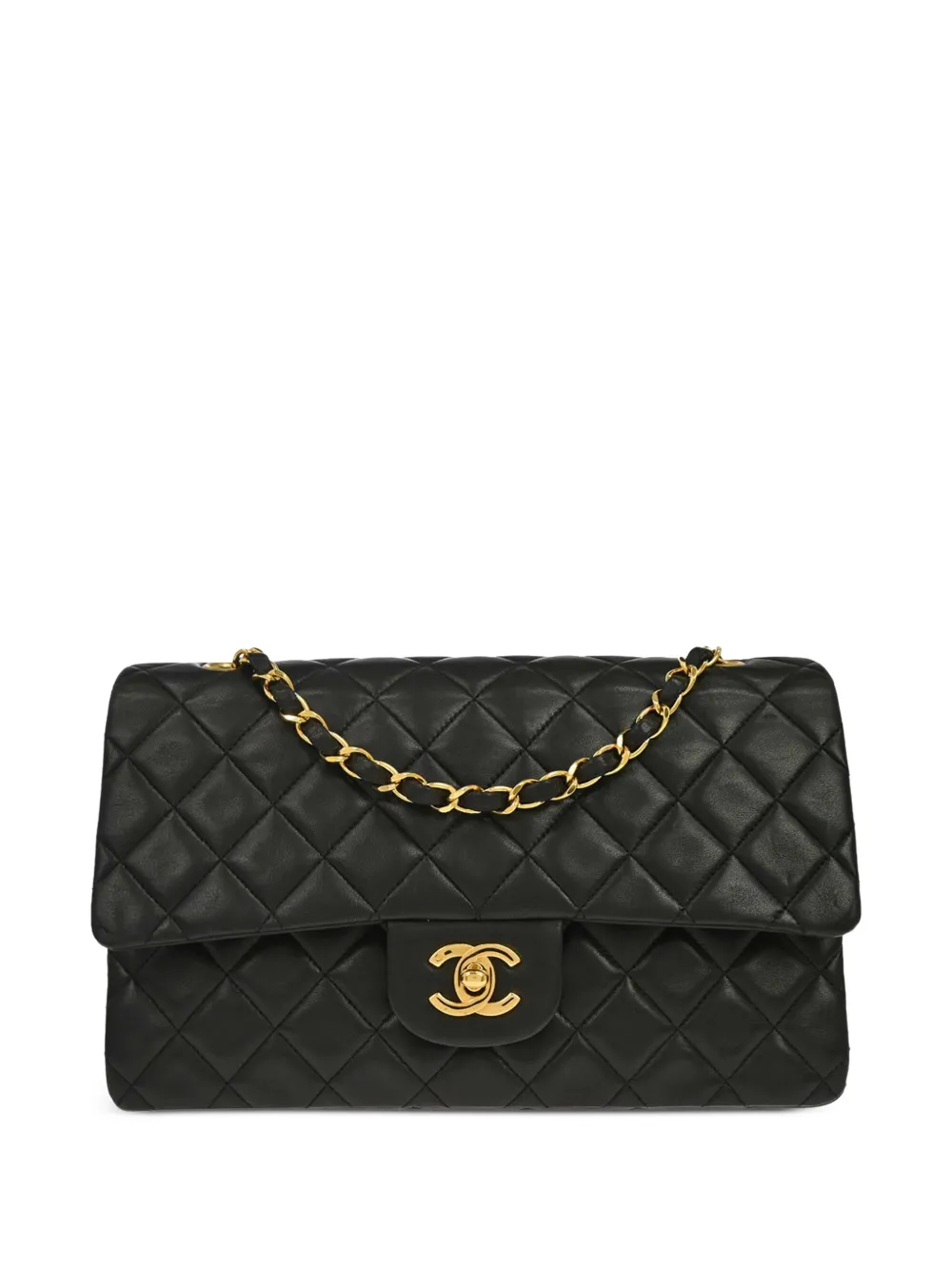 CHANEL Pre-Owned Borsa a spalla media 1990 - Nero