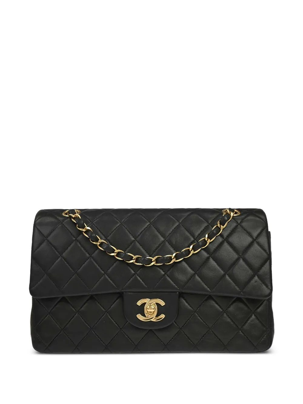 CHANEL Pre-Owned Borsa a spalla media 2002 - Nero