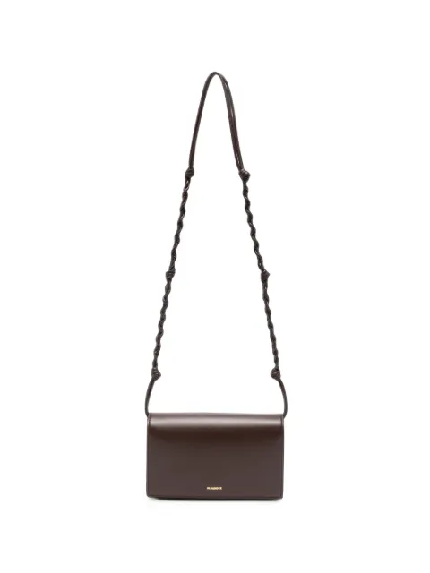 Jil Sander Tangle leather shoulder bag