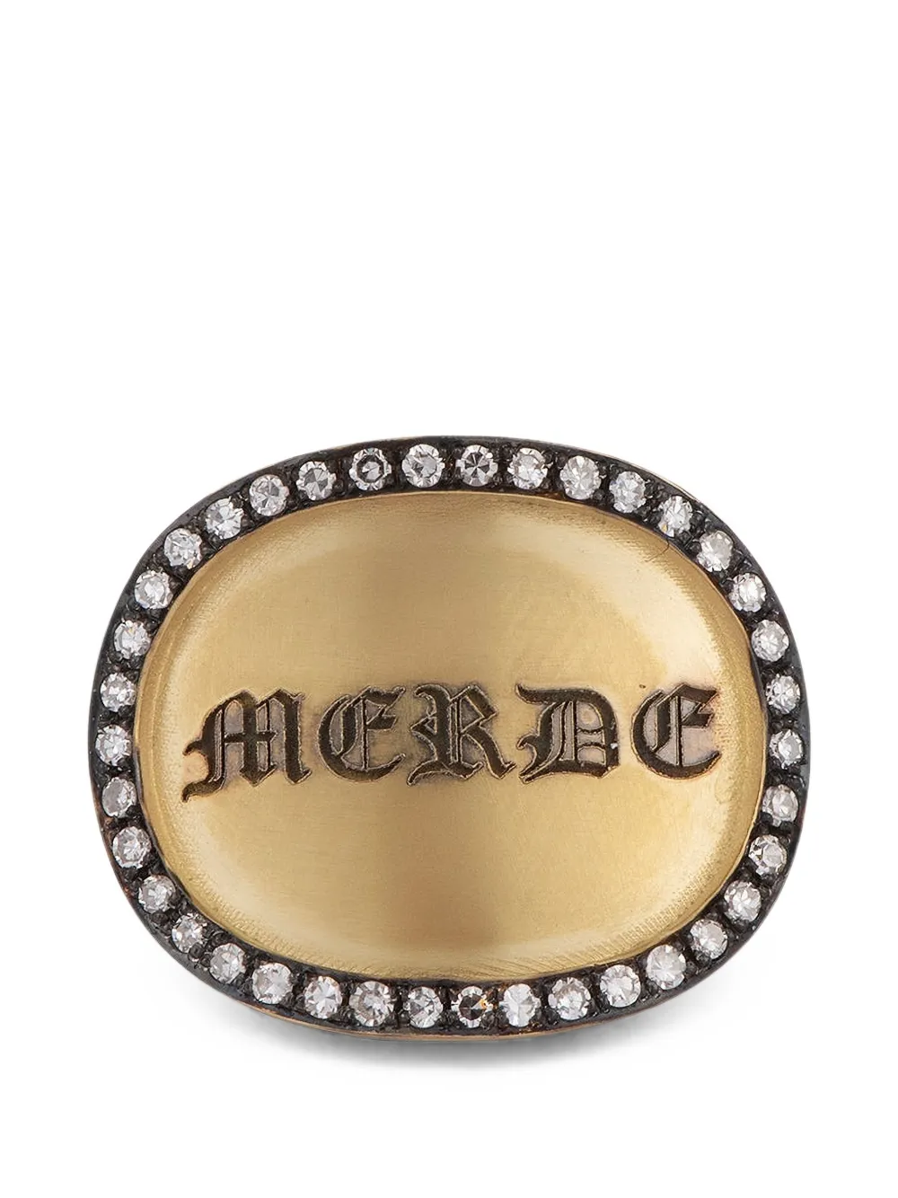 Sylva & Cie Anello Merde con diamanti - Oro