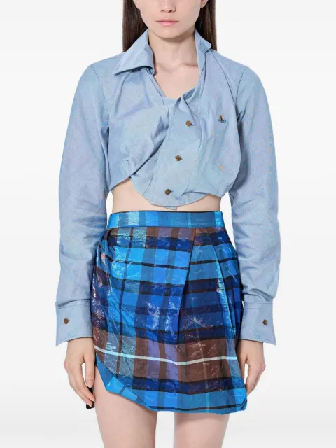Vivienne Westwood Asymmetrisches Cropped-Hemd