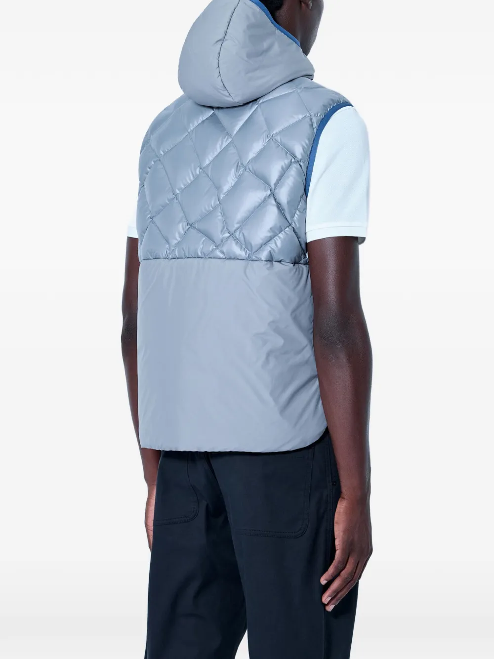 Moncler Bodywarmer met capuchon Grijs