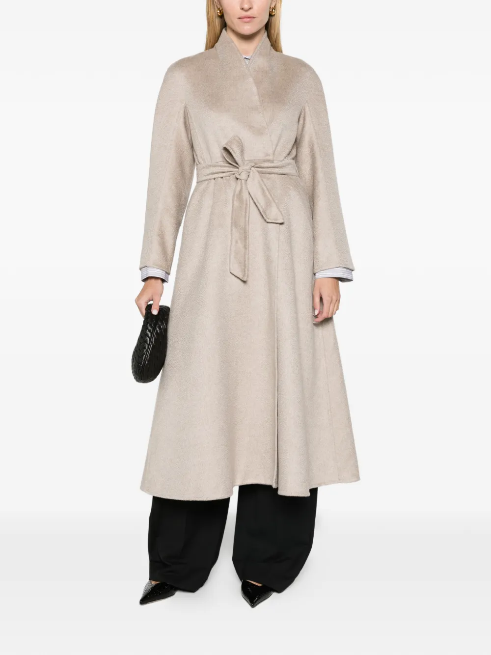 Max Mara cashmere Redingote coat sand Beige