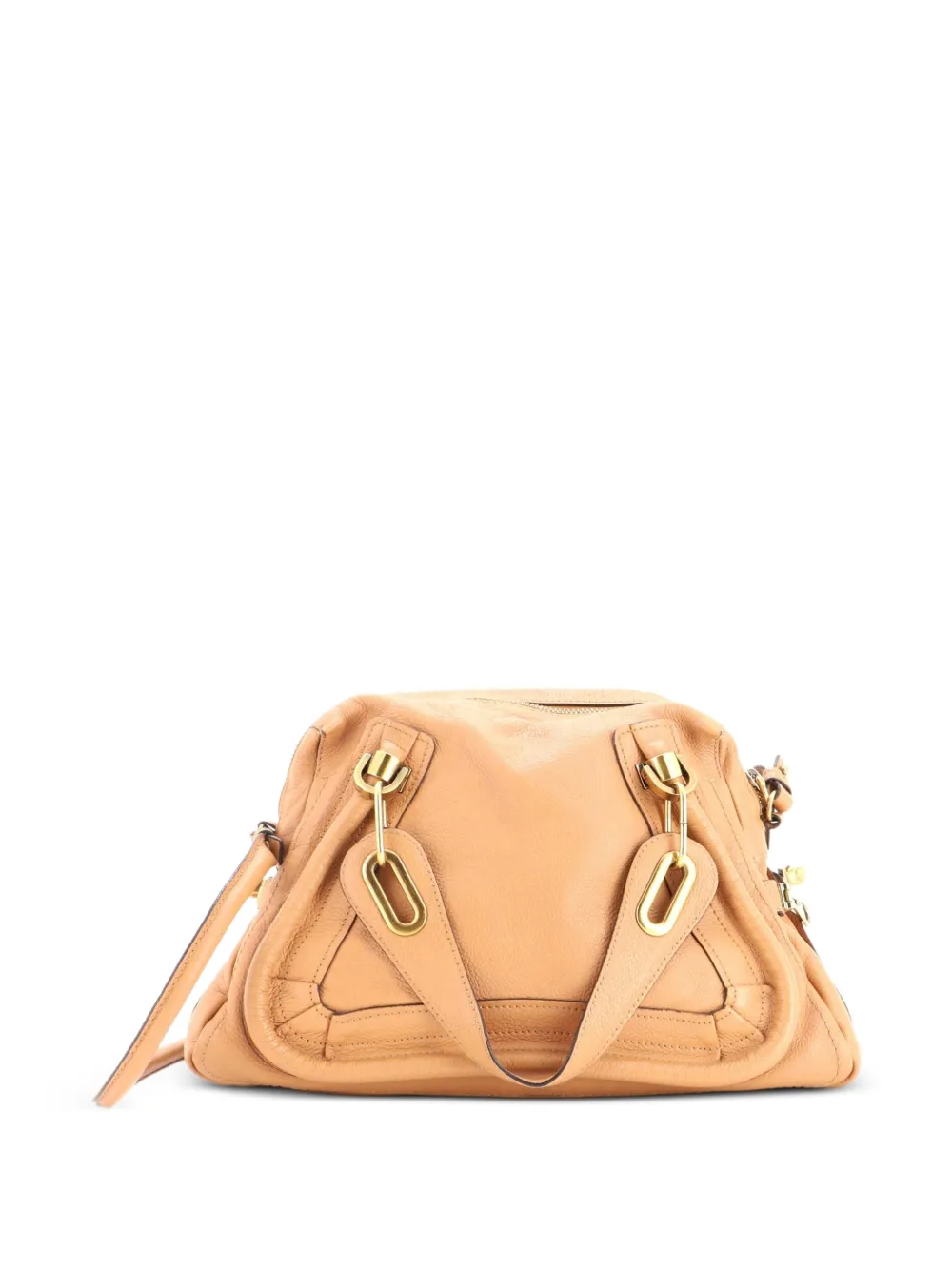 Chloé Pre-Owned Paraty Top Handle Bag Leather Medium satchel - Toni neutri
