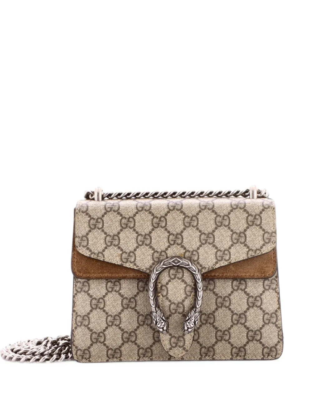 Gucci Pre-Owned Dionysus Bag GG Coated Canvas Mini shoulder bag - Marrone