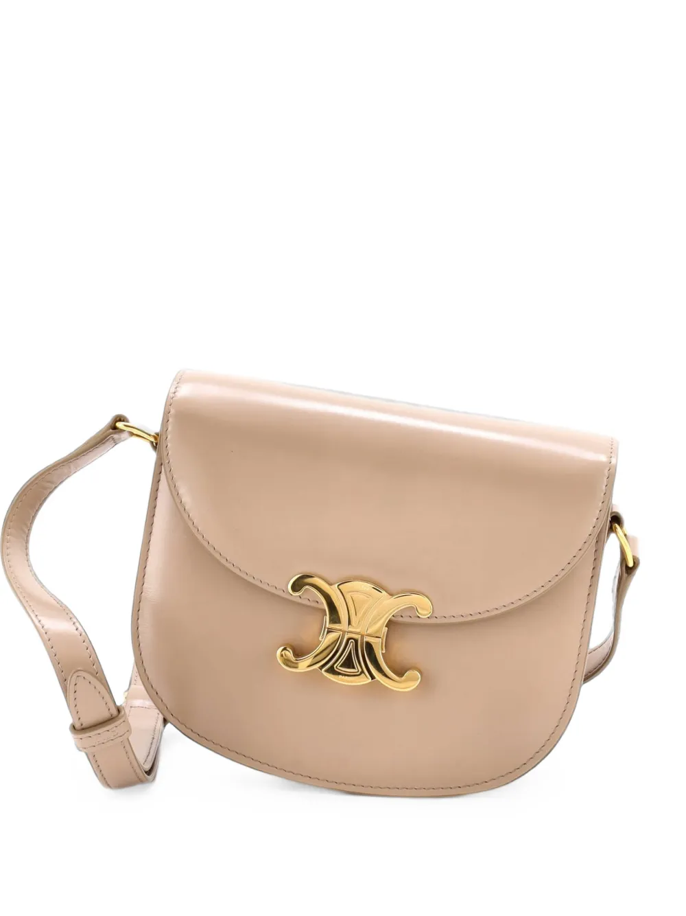 Celine Pre-Owned Triomphe Besace Clea Flap Bag Leather shoulder bag - Toni neutri