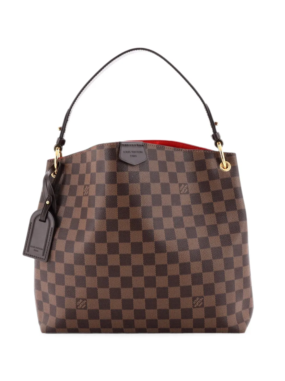 Louis Vuitton Pre-Owned Graceful Handbag Damier PM hobo bag - Marrone