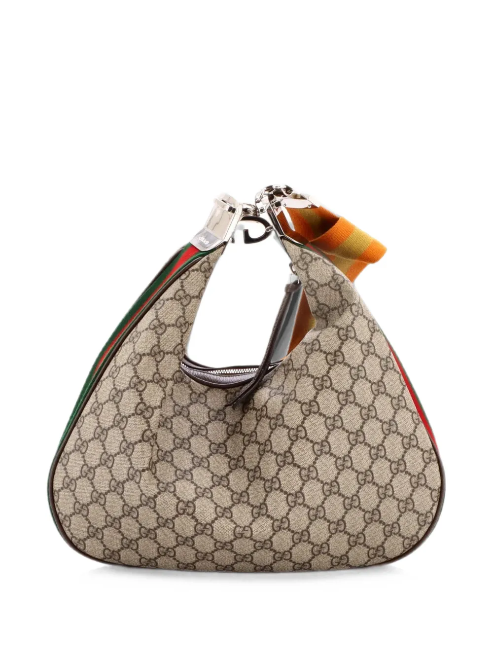 Gucci Pre-Owned Attache Shoulder Bag GG Coated Canvas Medium hobo bag - Marrone