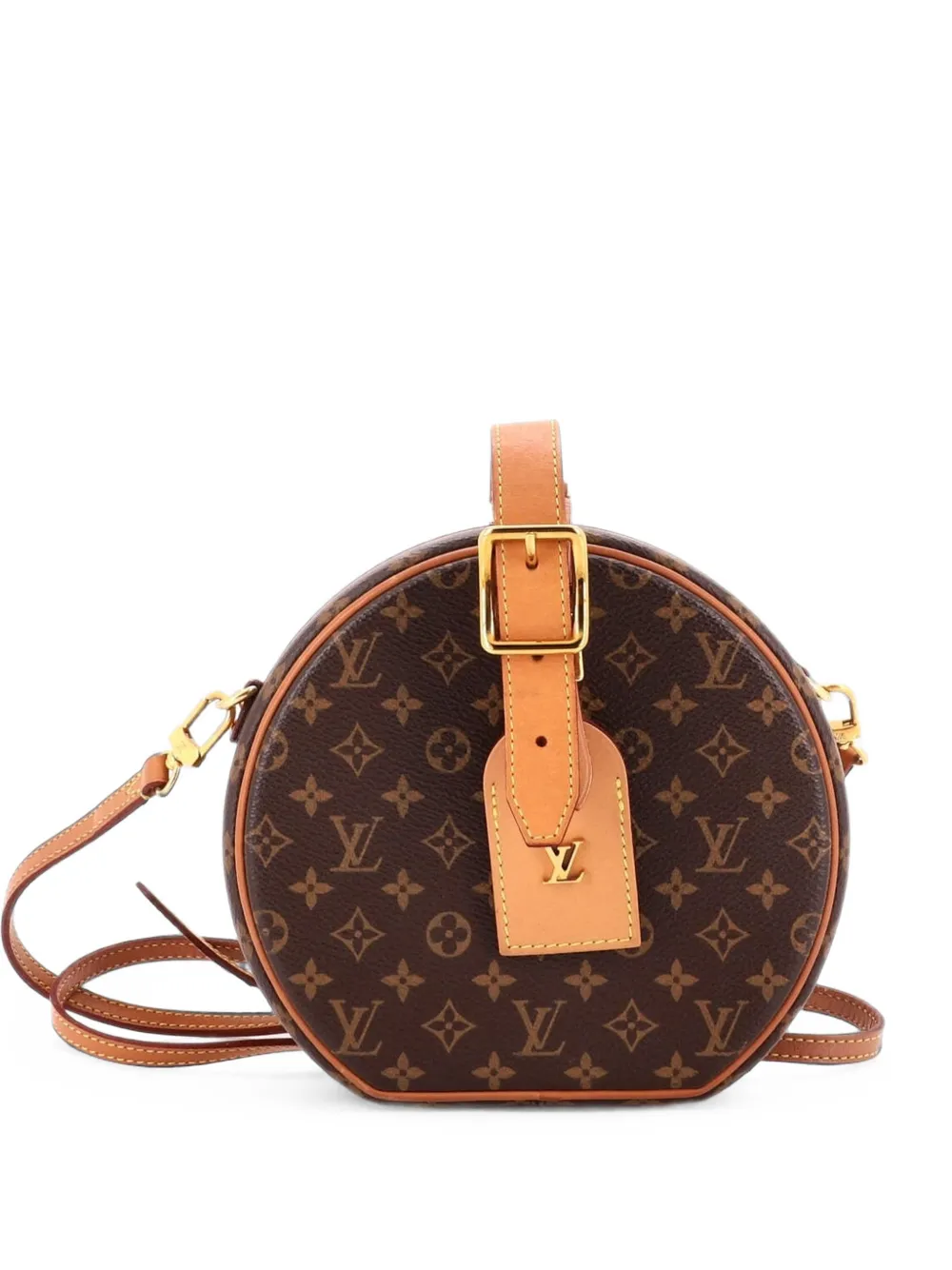 Louis Vuitton Pre-Owned Petite Boite Chapeau Bag Monogram Canvas crossbody bag - Marrone