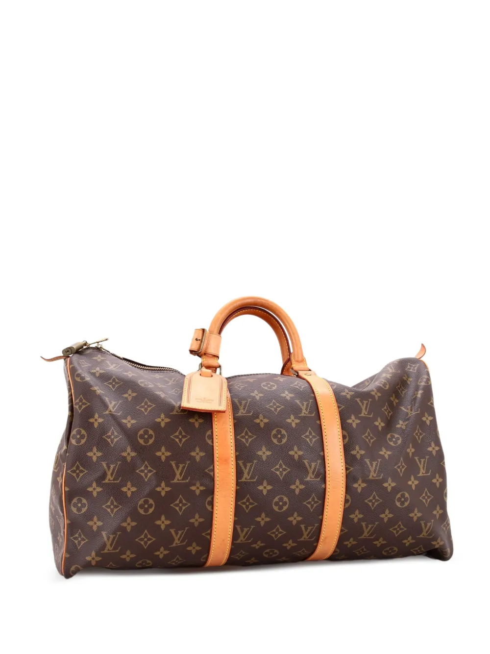 Louis Vuitton Pre-Owned Borsa da viaggio Keepall 50 in tela con monogramma - Marrone