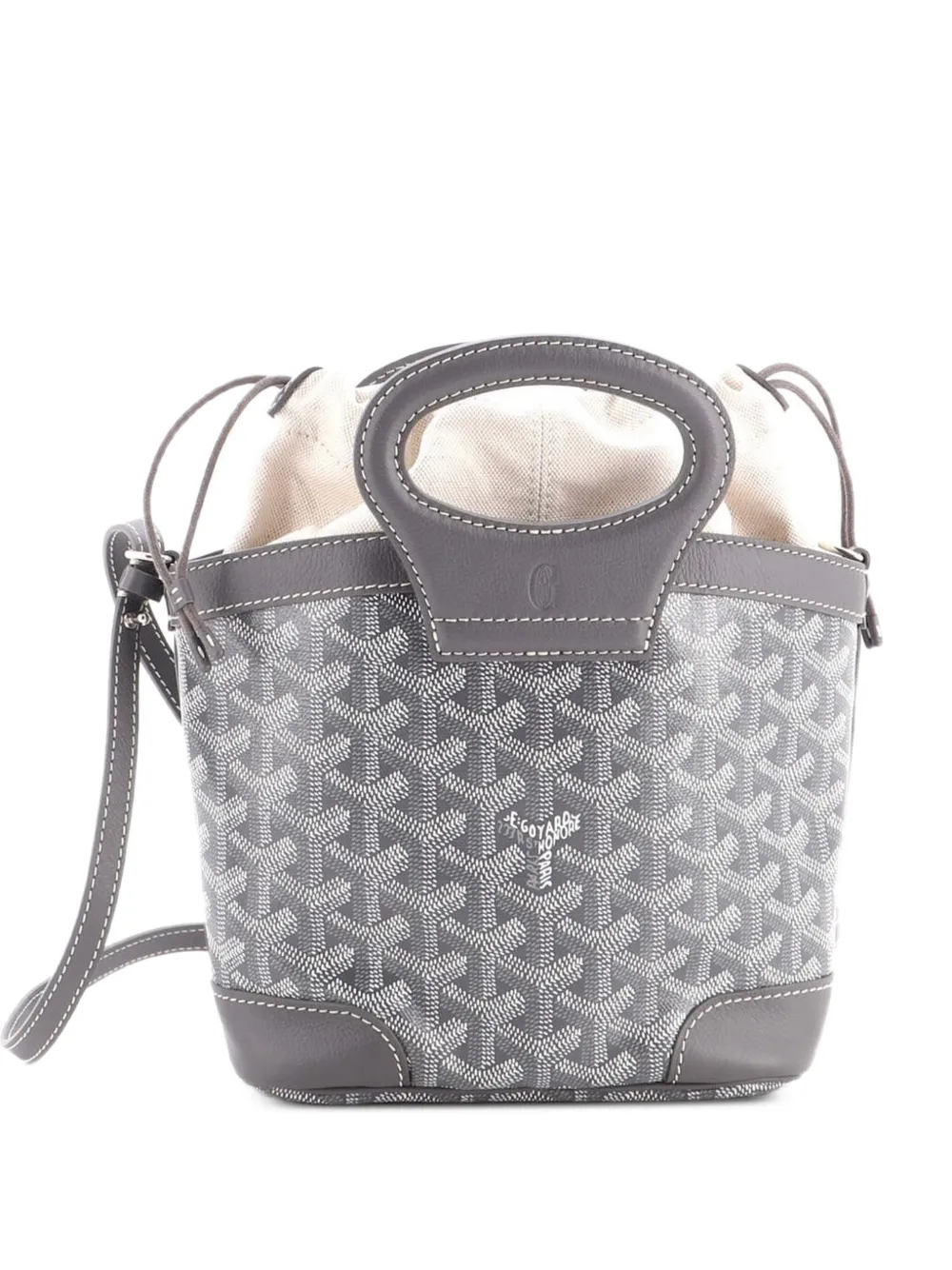 Goyard Pre-Owned Borsa tote Beluga mini in tela cerata - Grigio