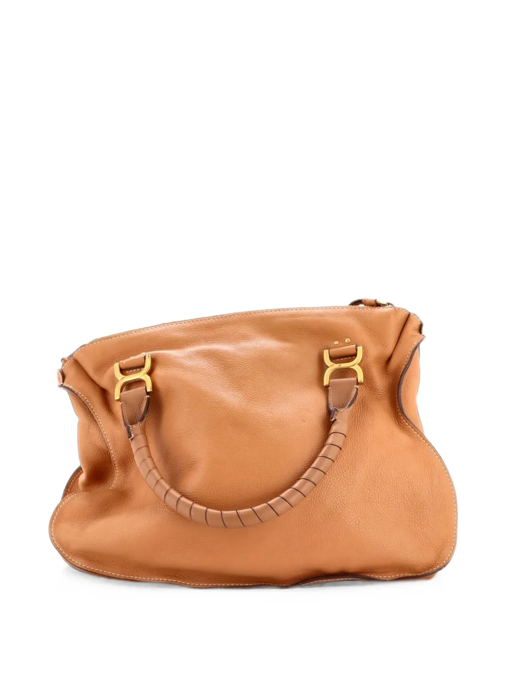 Chloé Pre-Owned Marcie Leather Large shoulder bag - Braun