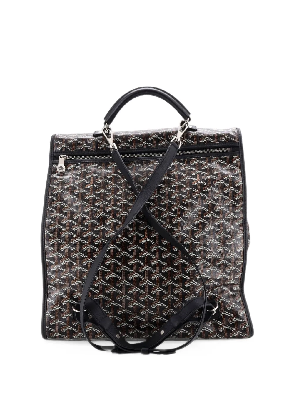 Goyard Pre-Owned Saint Leger Briefcase Coated Canvas backpack - Schwarz