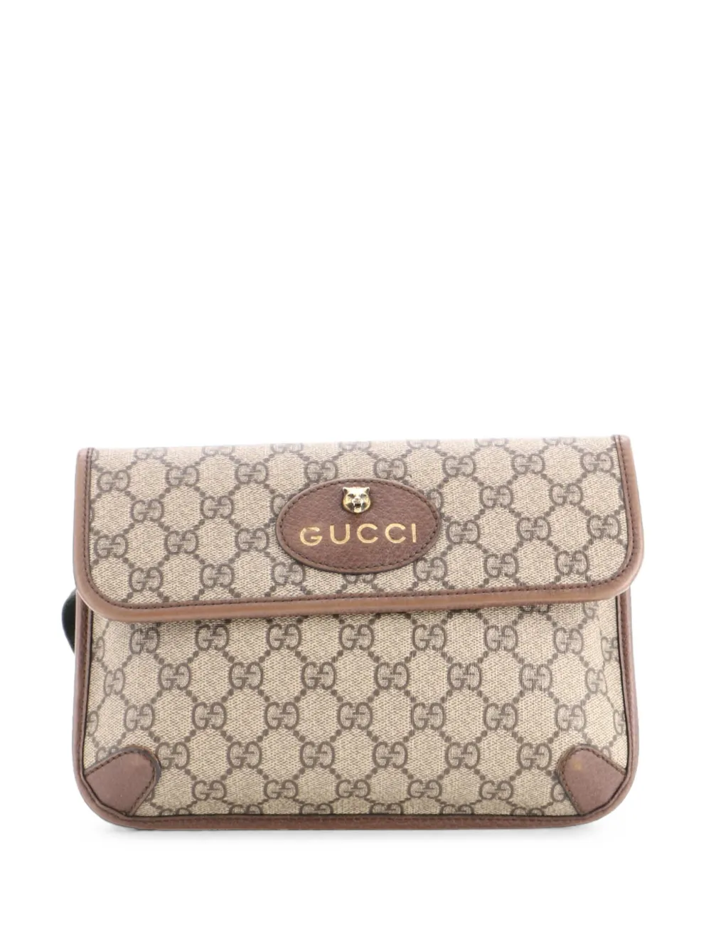Gucci Pre-Owned Neo Vintage Flap GG Coated Canvas belt bag - Marrone