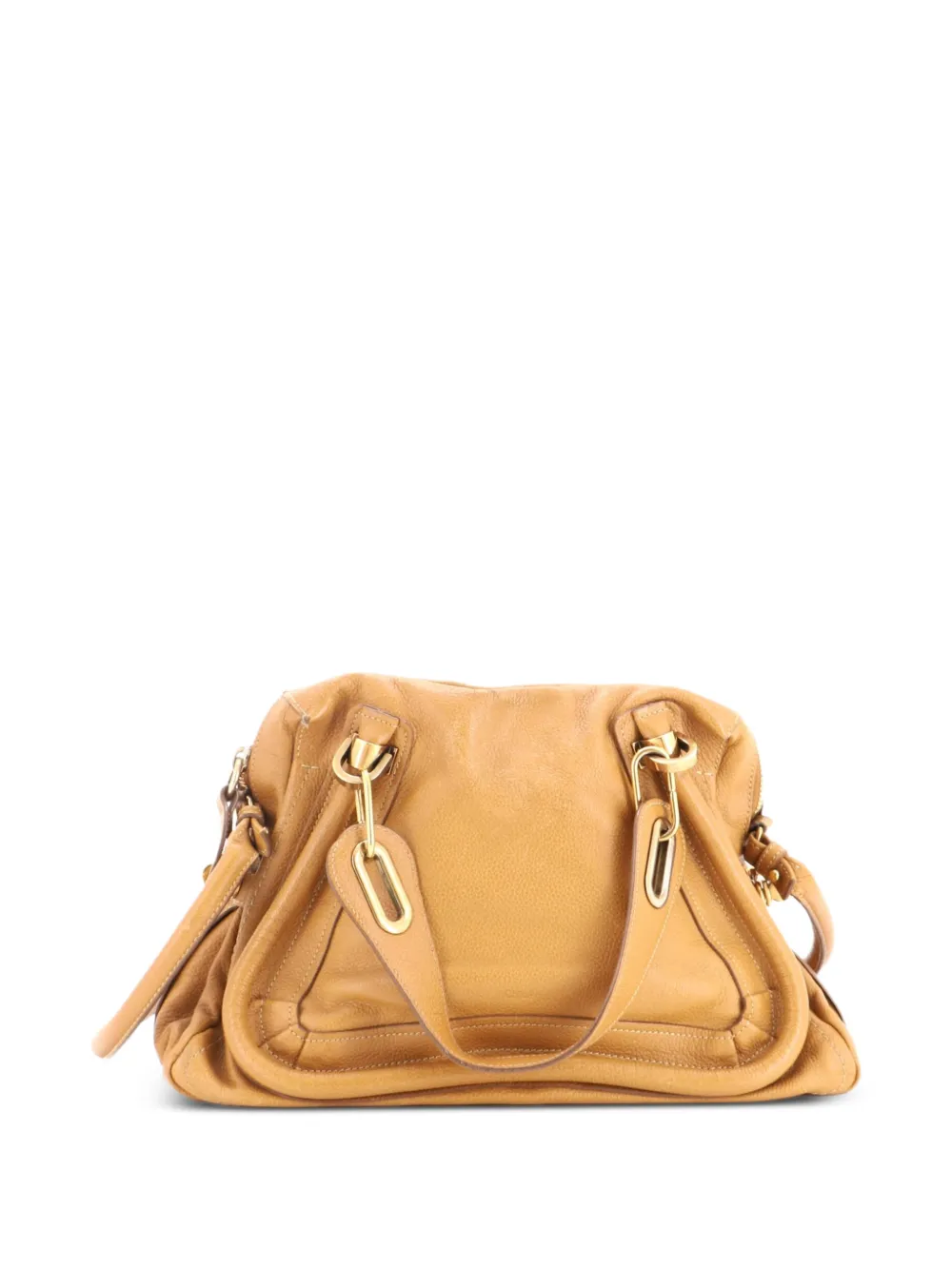 Chloé Pre-Owned Paraty Handbag Quilted Leather Medium shoulder bag - Marrone