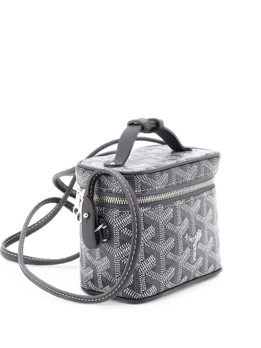 Goyard Pre-Owned Beschichtete Muse Vanity Case Mini-Satchel-Tasche - Grau