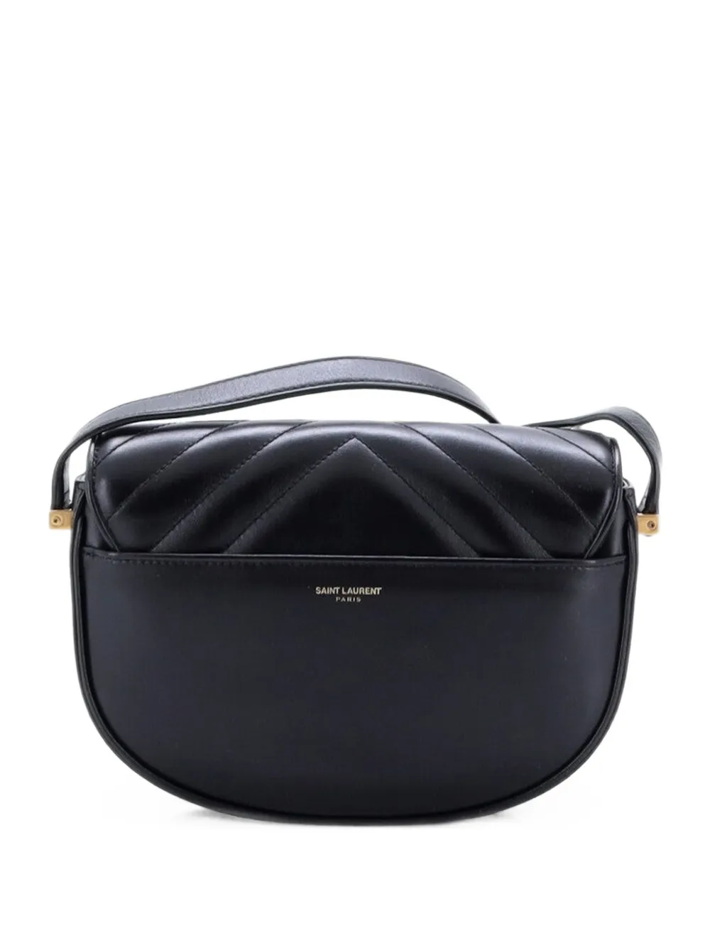 Saint Laurent Pre-Owned Joan Matelasse Chevron Leather Small satchel - Schwarz