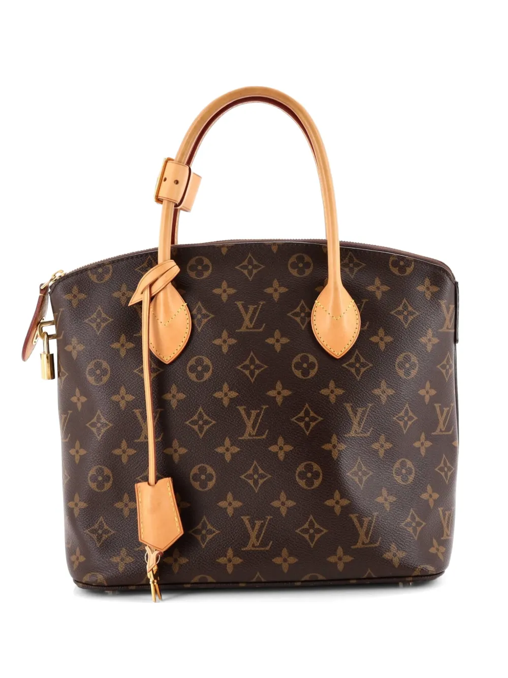Louis Vuitton Pre-Owned Borsa a tracolla Lockit NM PM in tela con monogramma - Marrone
