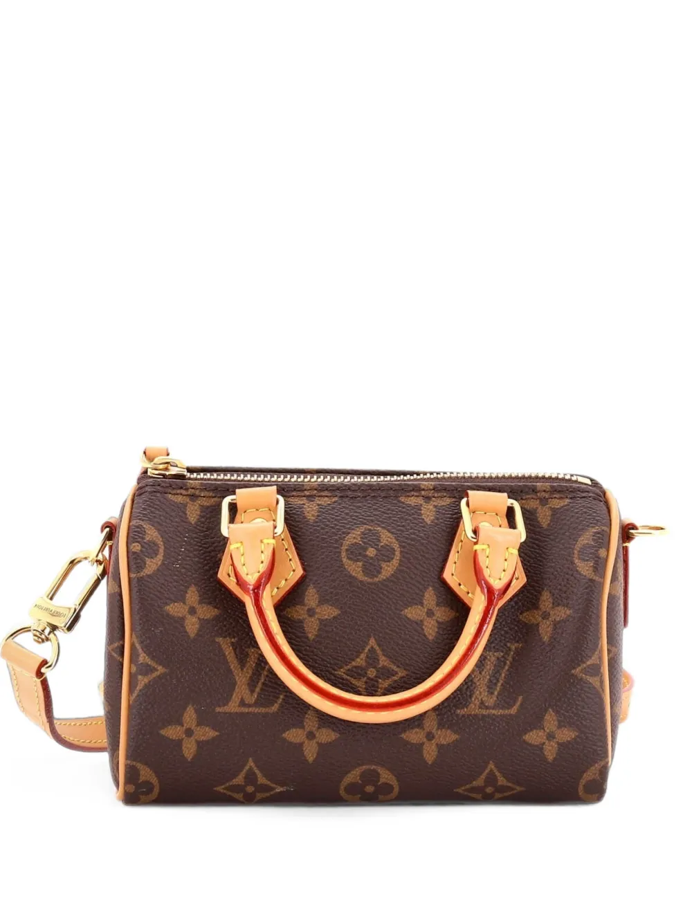 Louis Vuitton Pre-Owned Speedy Bandouliere NM Bag Monogram Canvas Nano crossbody bag - Marrone