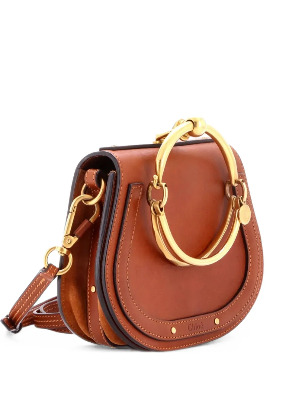 Chloé Pre-Owned Borsa a tracolla Nile piccola - Marrone