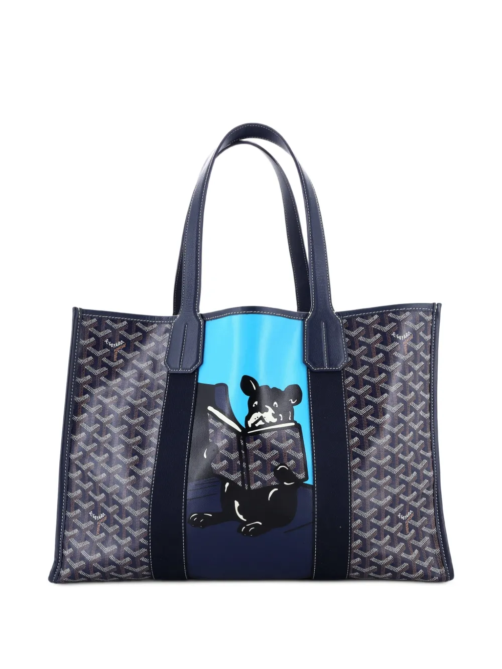 Goyard Pre-Owned Villette Printed Coated Canvas MM tote bag - Blu