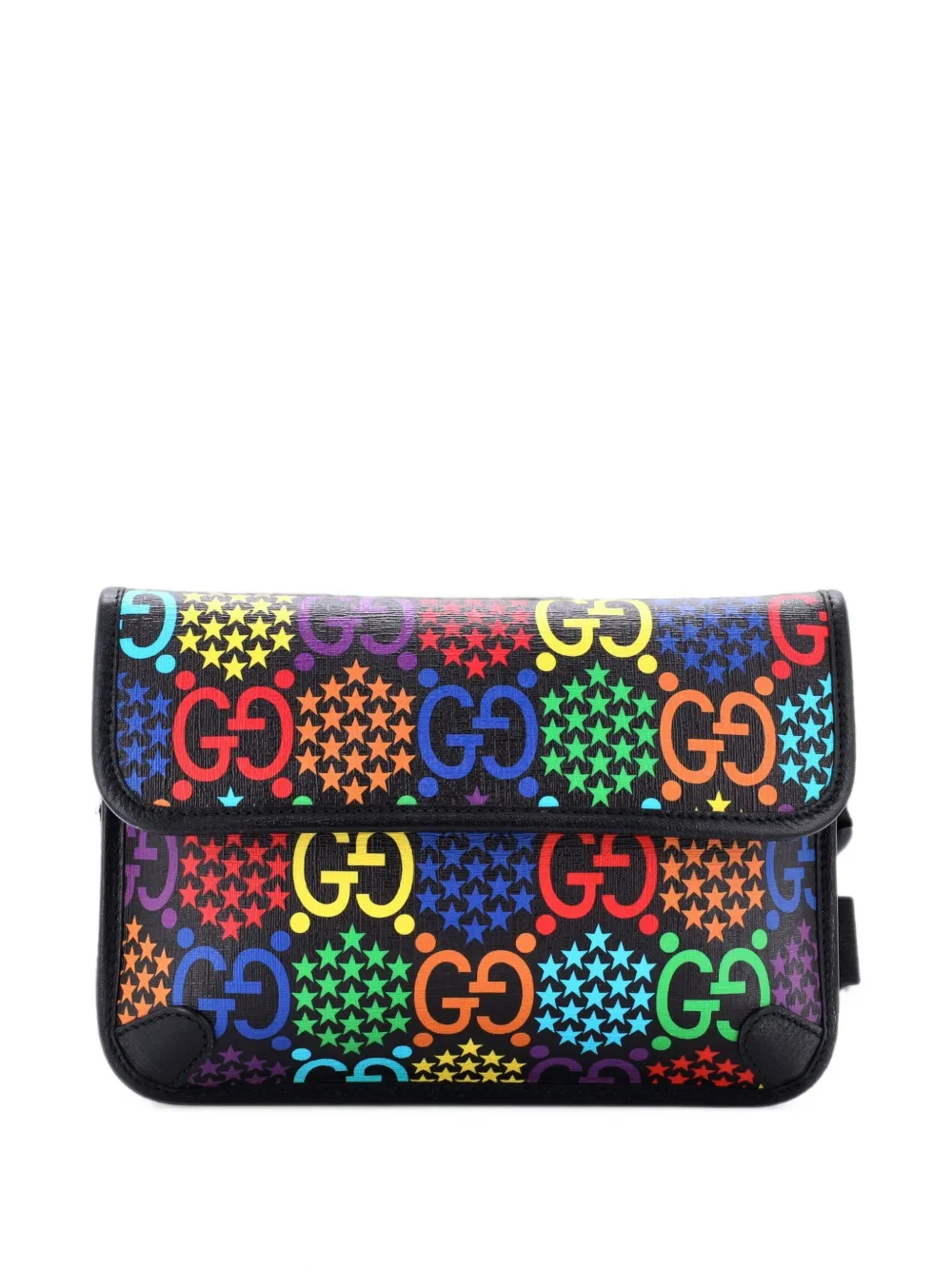 Gucci Pre-Owned Marsupio in tela cerata GG con stampa psichedelica - Multicolore