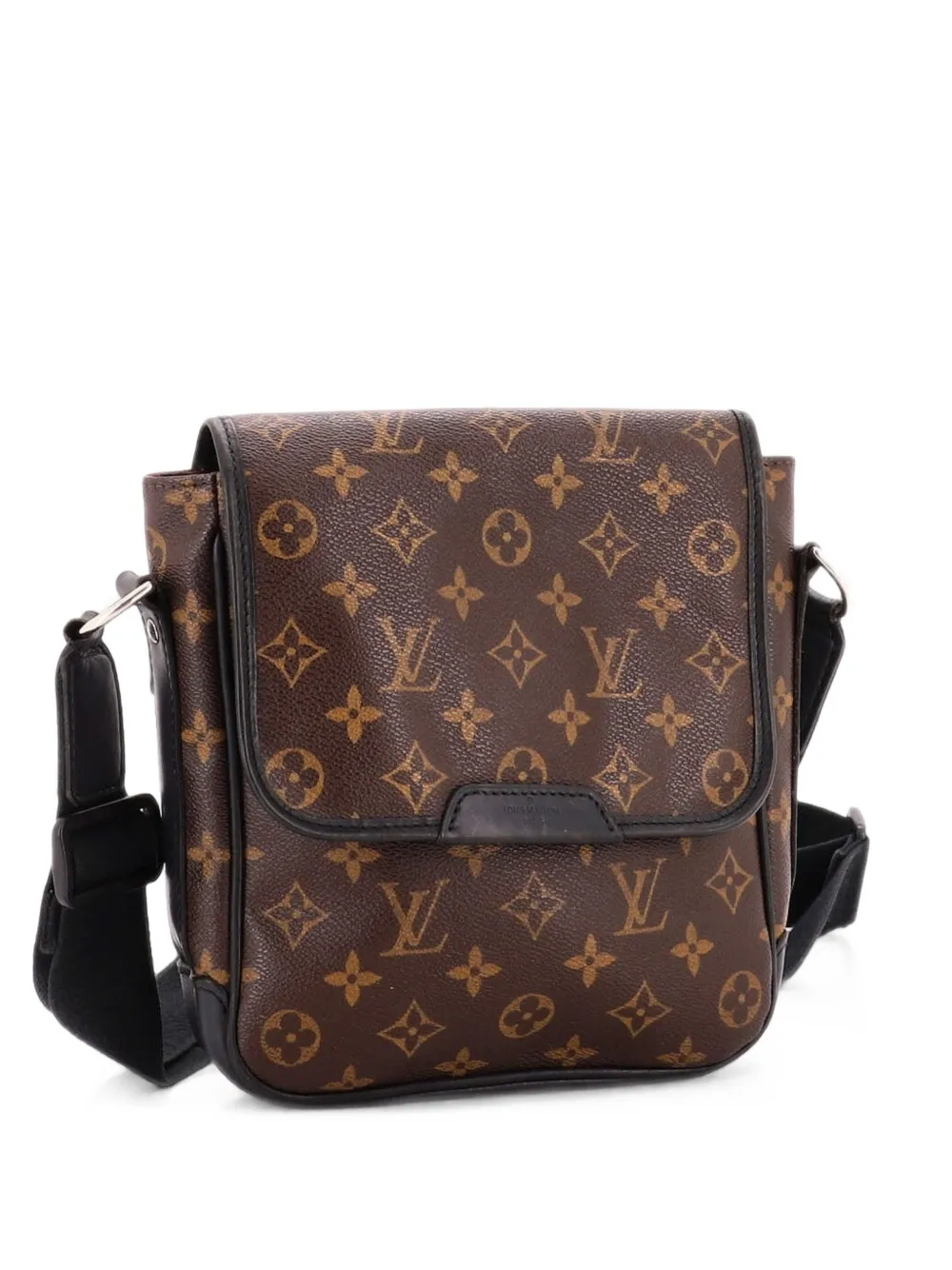 Louis Vuitton Pre-Owned Macassar MM Umhängetasche aus Canvas mit Monogramm - Braun