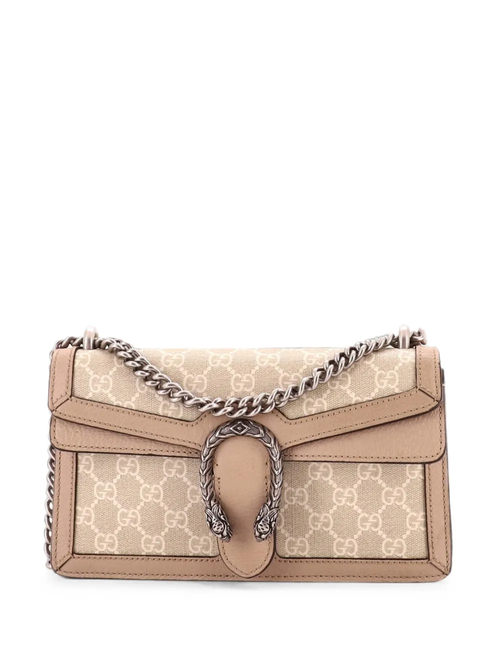 Gucci Pre-Owned Dionysus Bag GG Coated Canvas with Leather Small shoulder bag - Toni neutri