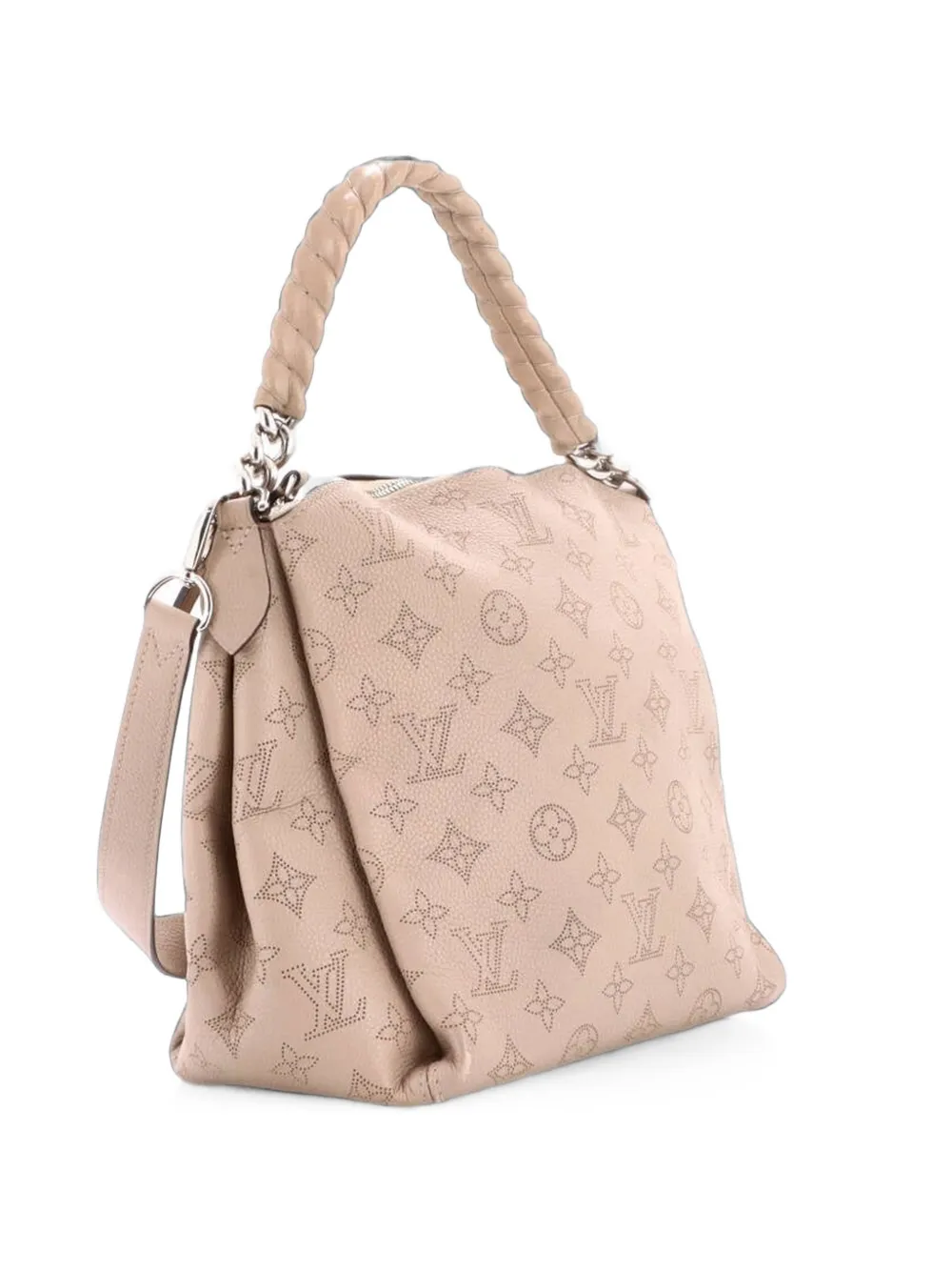 Louis Vuitton Pre-Owned Babylone Handbag Mahina Leather BB hobo bag - Toni neutri