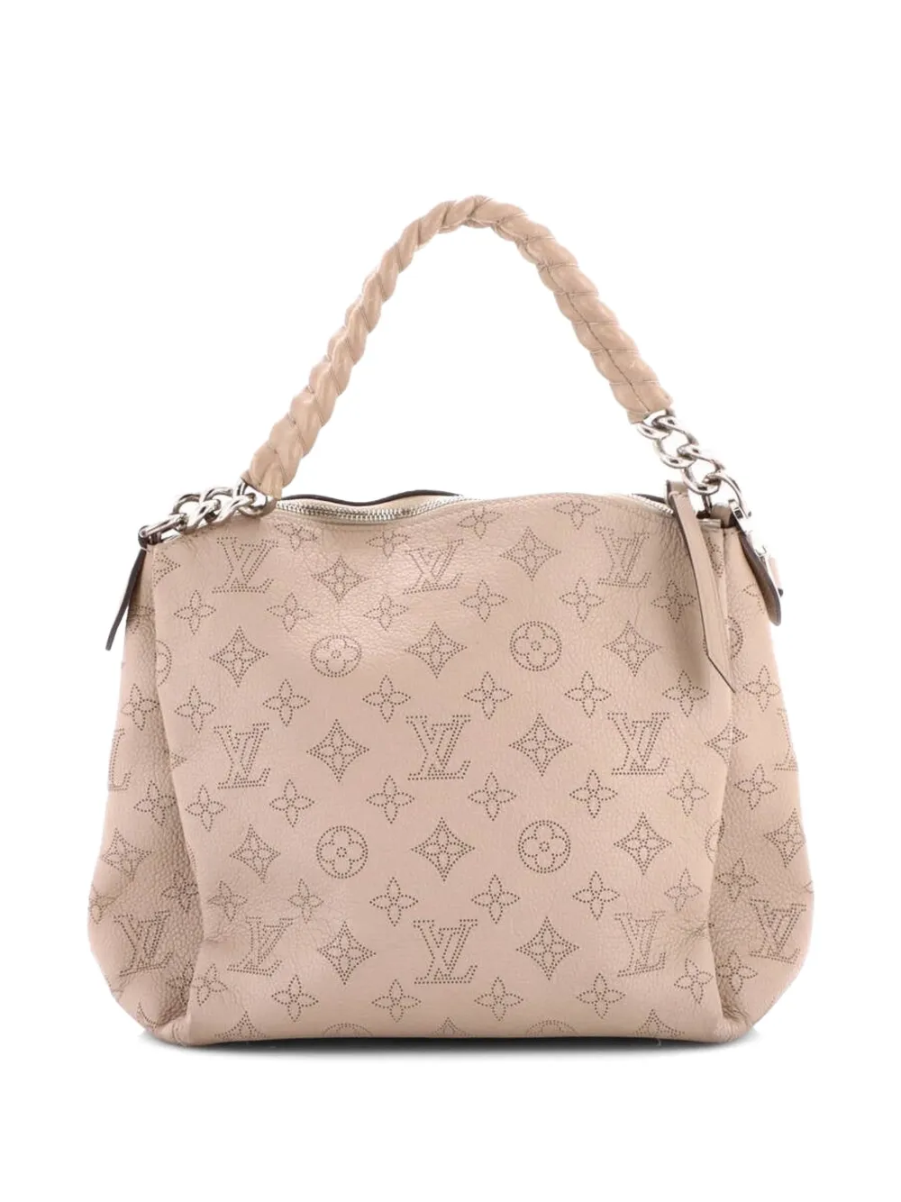 Louis Vuitton Pre-Owned Babylone Handbag Mahina Leather BB hobo bag - Toni neutri