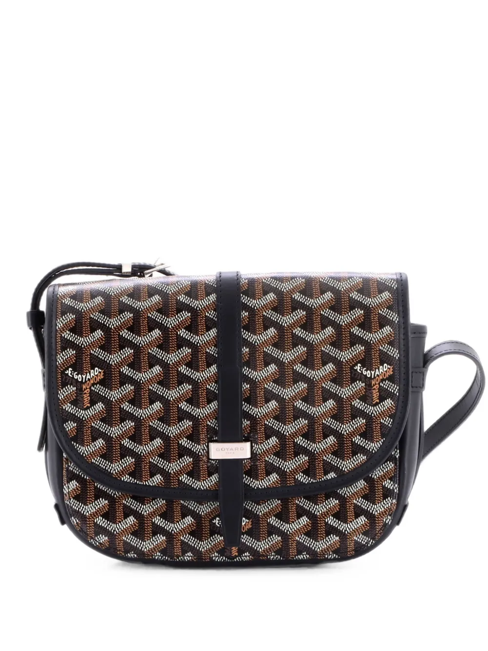 Goyard Pre-Owned Belvedere II Messenger Bag Coated Canvas PM crossbody bag - Schwarz