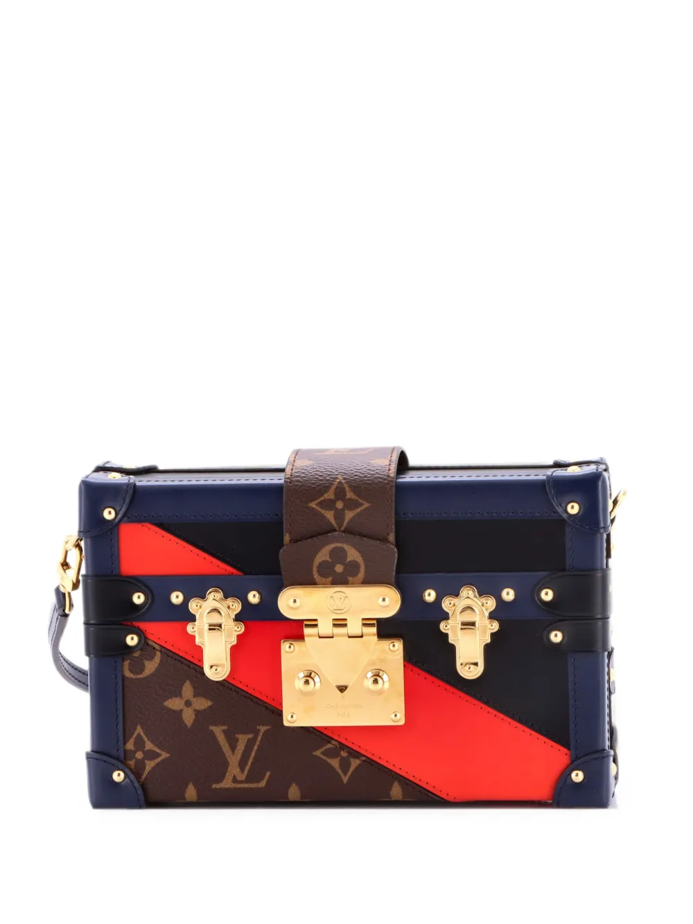 Louis Vuitton Pre-Owned Petite Malle Handbag Limited Edition Monogram Canvas clutch bag - Schwarz
