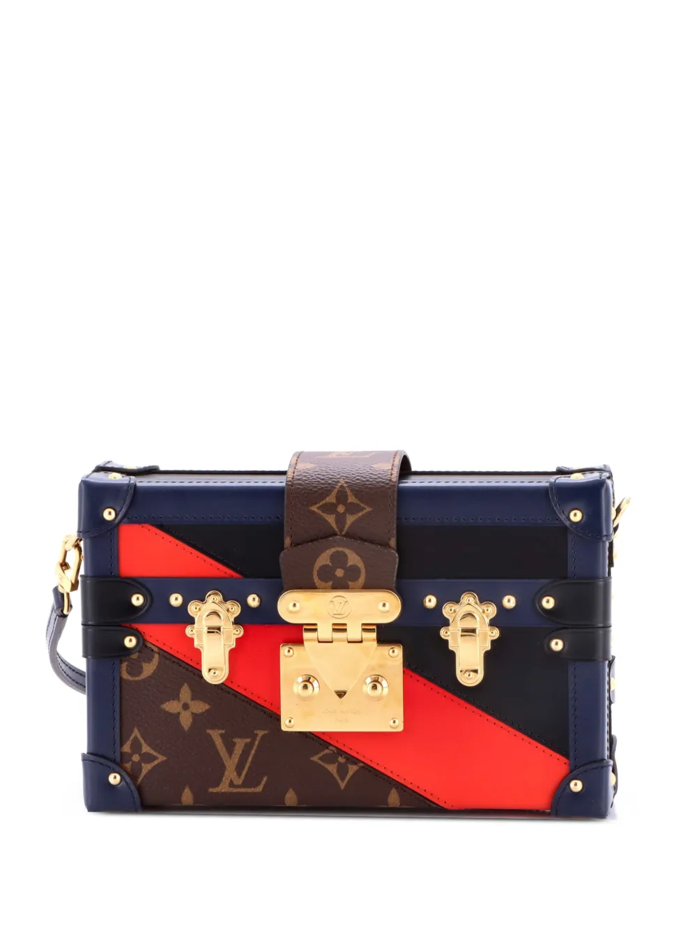 Louis Vuitton Pre-Owned Petite Malle Handbag Limited Edition Monogram Canvas clutch bag - Schwarz