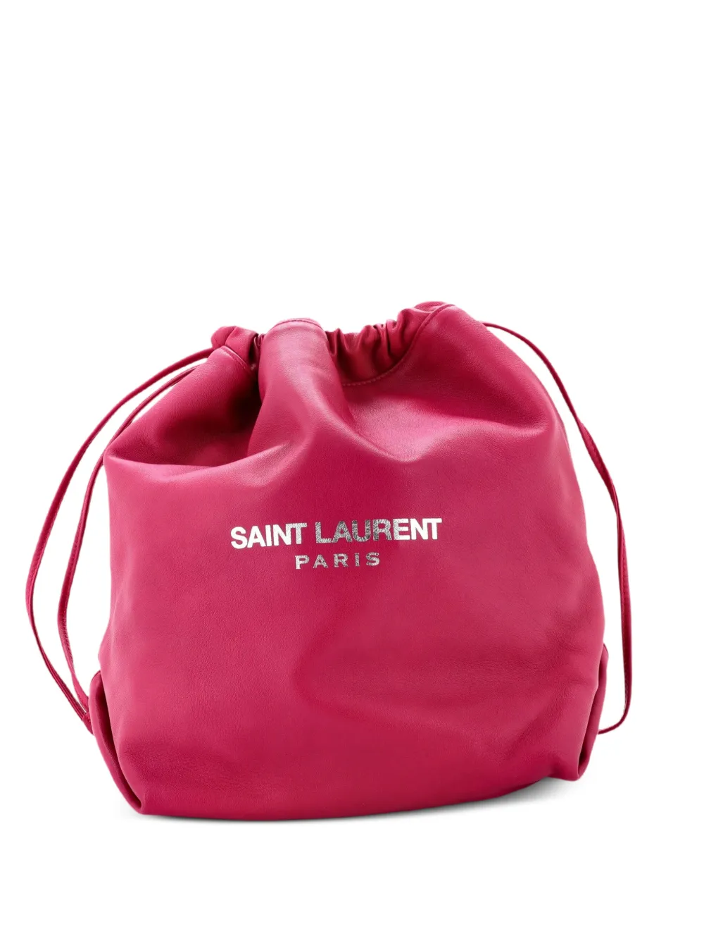 Saint Laurent Pre-Owned grand sac seau Teddy en cuir - Rose Saint Laurent Pre-Owned grand sac seau Teddy en cuir - Rose