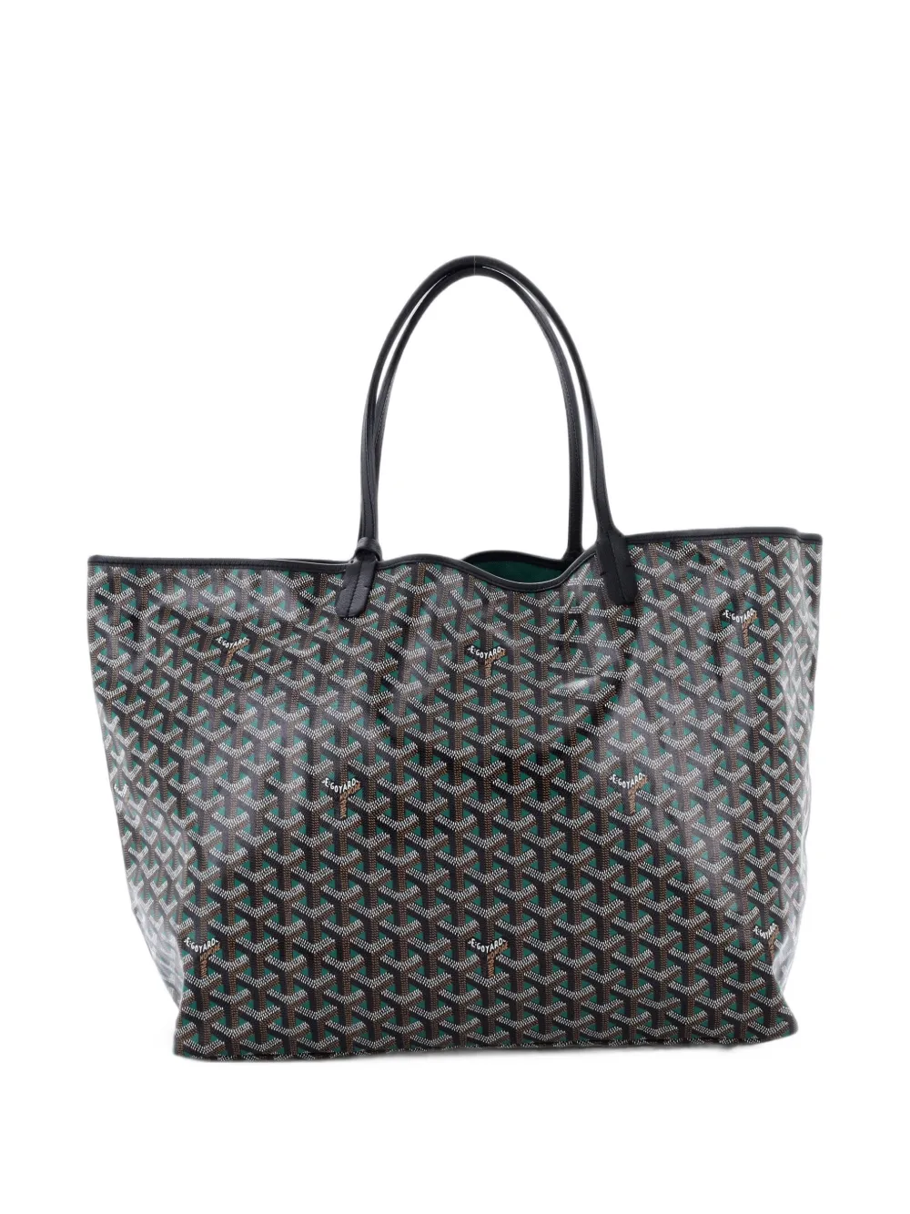 Goyard Pre-Owned Beschichtete Saint Louis PM Canvas-Tote Bag - Schwarz