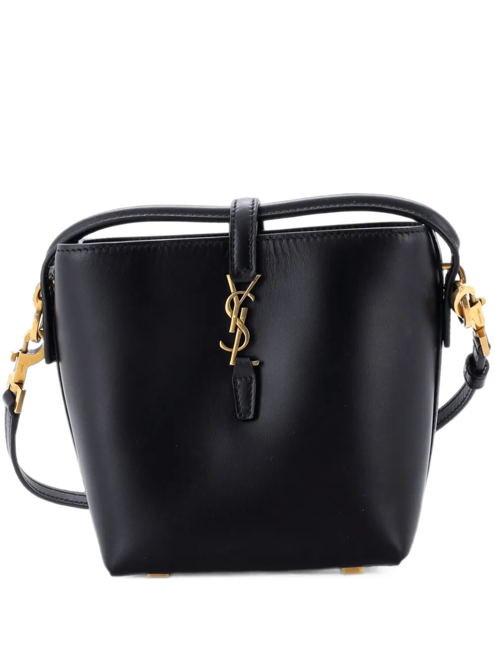 Saint Laurent Pre-Owned Le 37 Leather Mini bucket bag - Schwarz