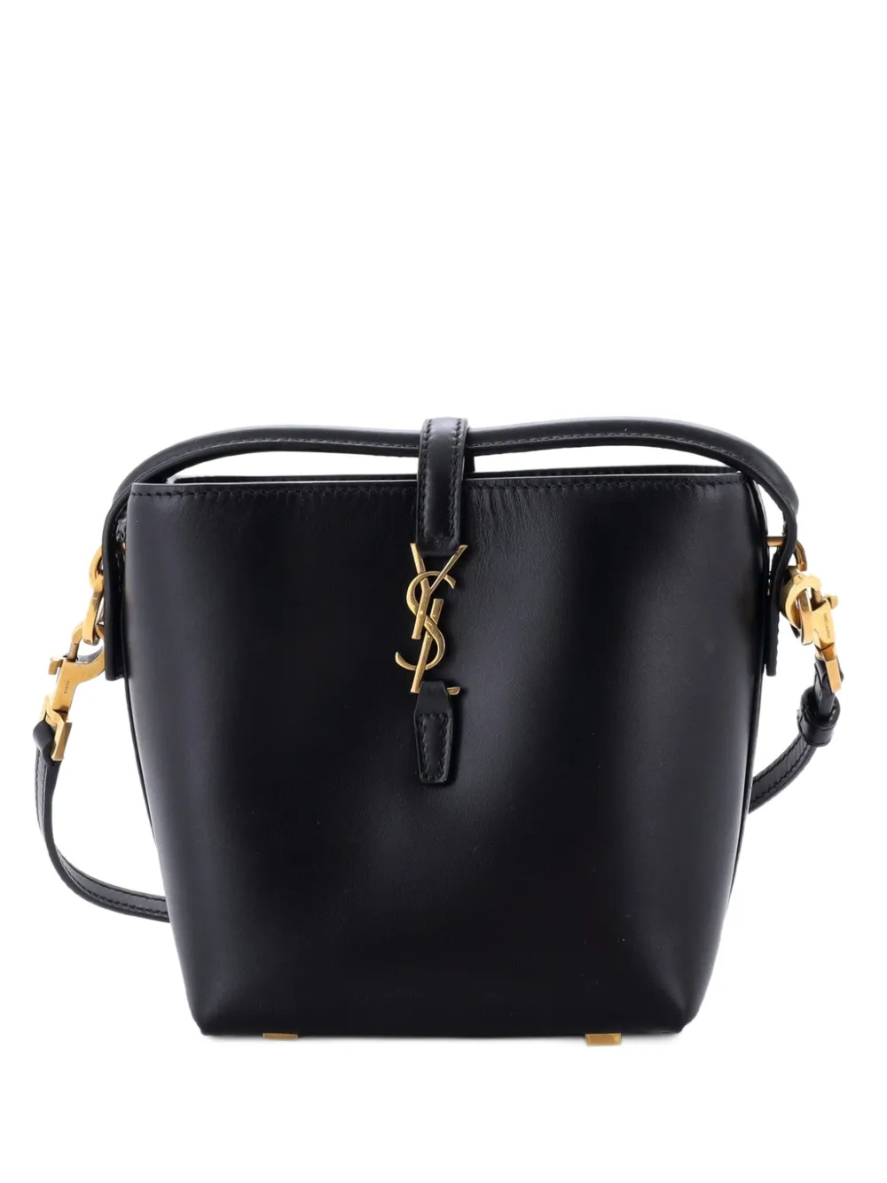 Saint Laurent Pre-Owned mini sac seau Le 37 en cuir - Noir