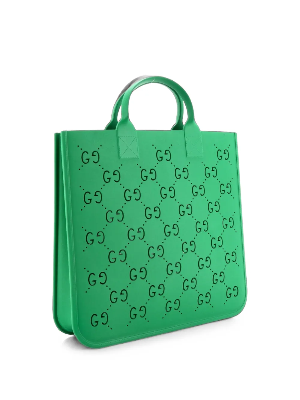 Gucci Pre-Owned Kid's Perforated Rubber tote bag - Verde