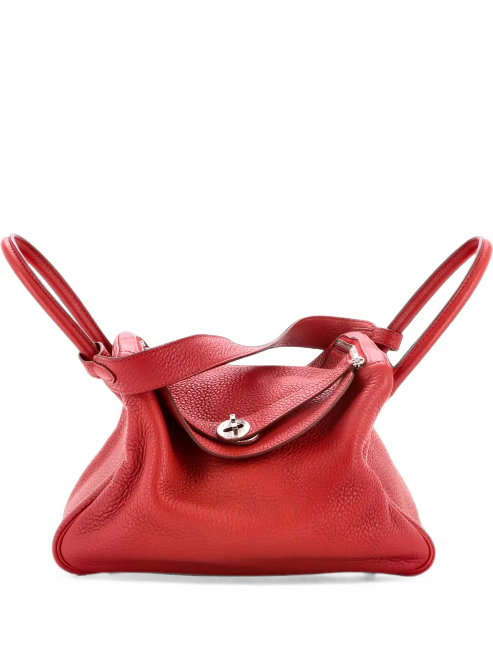 Hermès Pre-Owned Lindy Bag Clemence Schultertasche 30cm - Rot