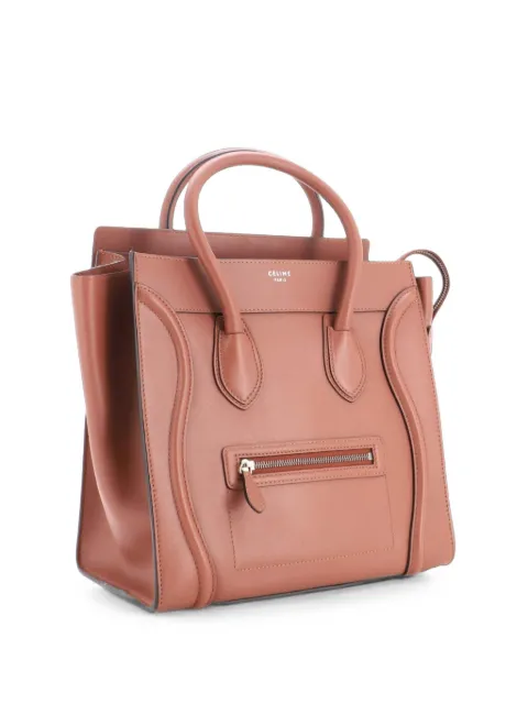 Celine Pre-Owned Luggage Bag Smooth Leather Mini tote bag