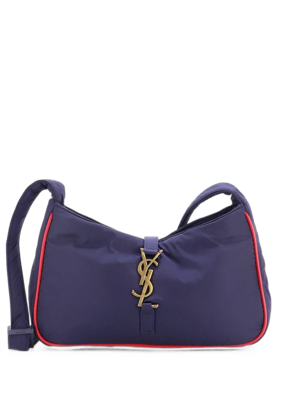 Saint Laurent Pre-Owned Kleine Le 5 a 7 Hobo Nylon-Schultertasche - Blau