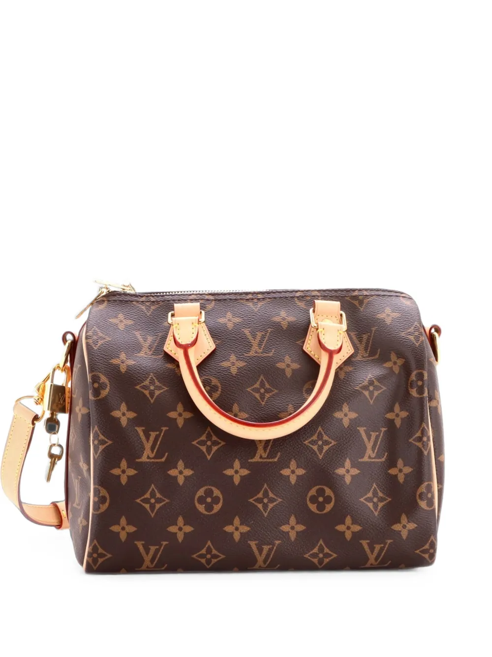Louis Vuitton Pre-Owned Speedy Bandouliere Bag Monogram Canvas 25 Satchel-Tasche - Braun