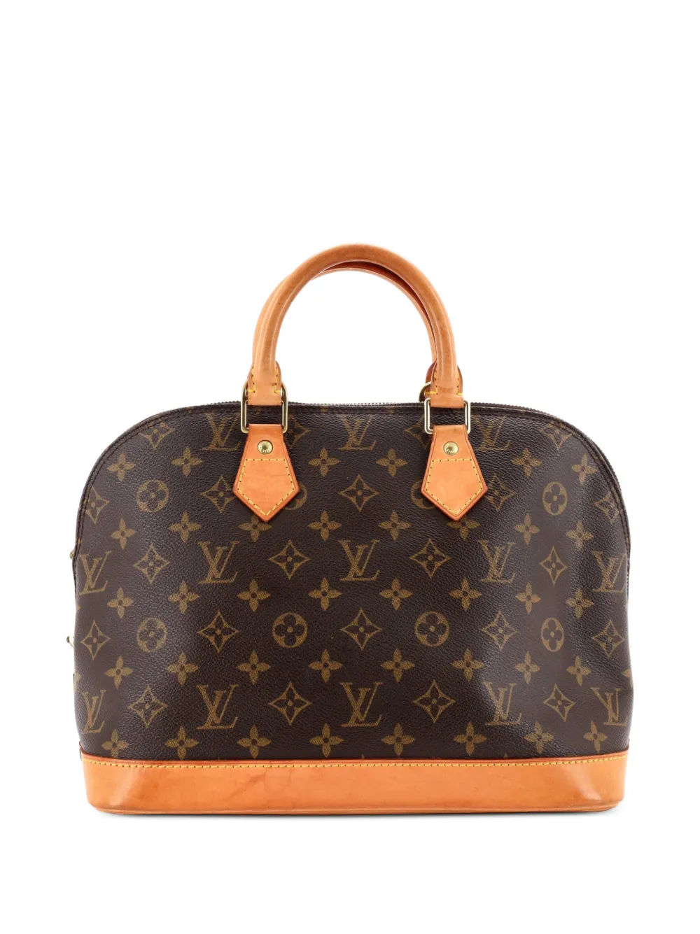 Louis Vuitton Pre-Owned Alma PM Satchel-Tasche aus Canvas mit Monogramm - Braun