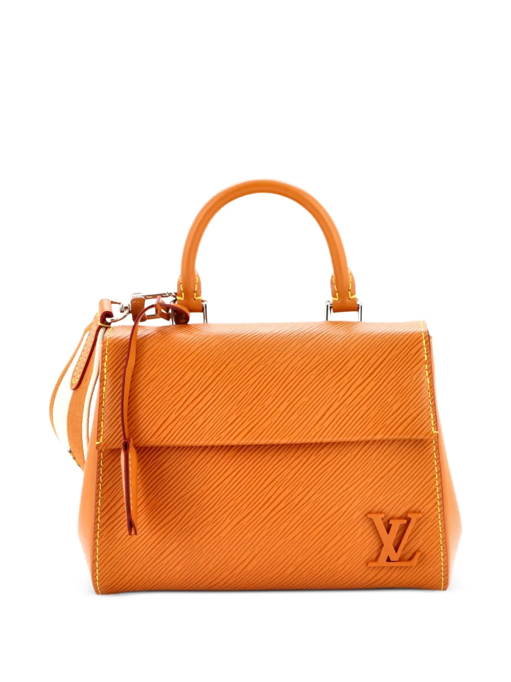 Louis Vuitton Pre-Owned Cluny Top Handle Bag Epi Leather Mini satchel - Braun