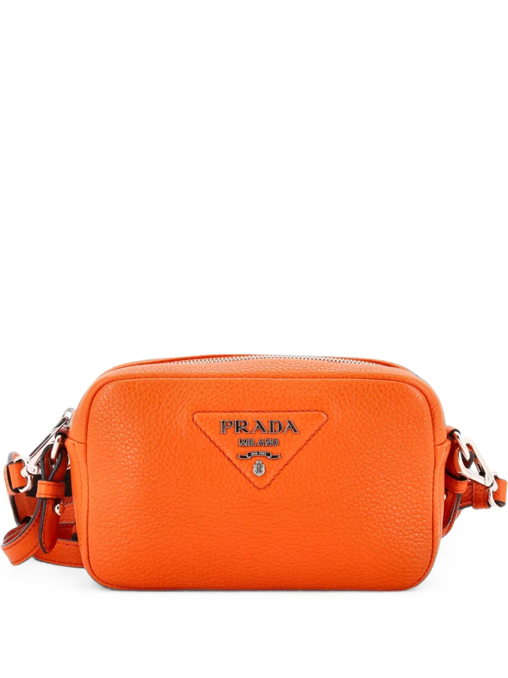 Prada Pre-Owned Flou Camera Vitello Daino Small crossbody bag - Arancione