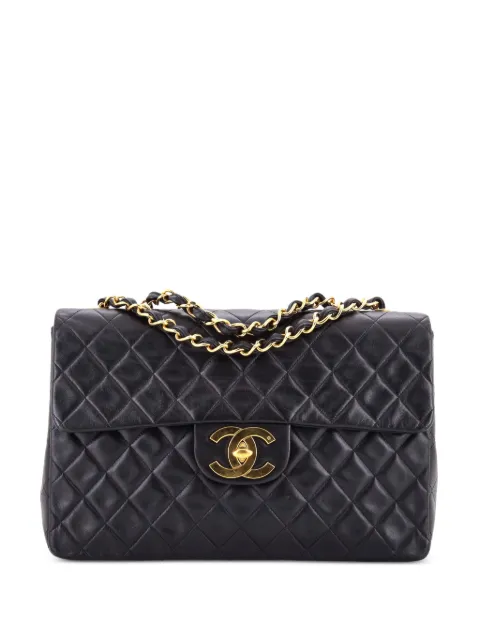 CHANEL Pre-Owned Classic Single Flap Bag Quilted Lambskin Maxi shoulder bag